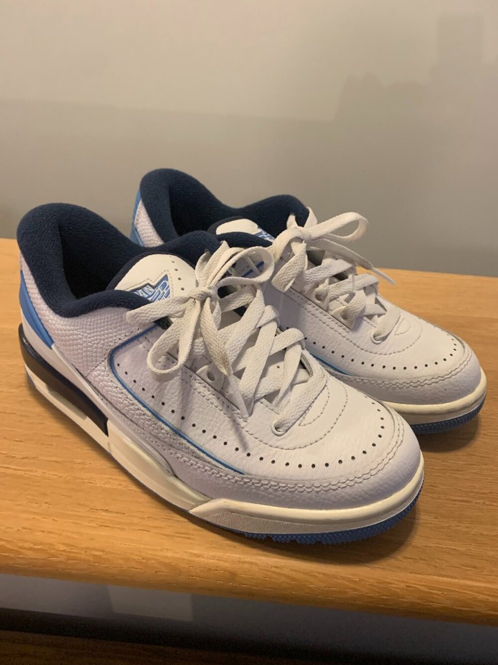 Nike Air Jordan 2/3 UNC University Blue Sneakers – Size 4.5Y
